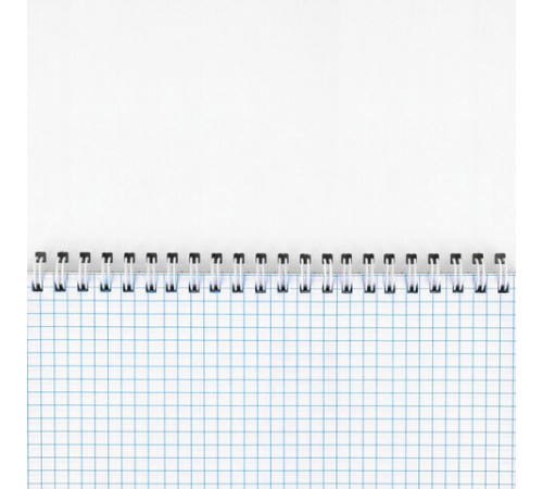Блокнот БОЛЬШОЙ ФОРМАТ А4, 200х290 мм, 80 л., гребень, подложка, клетка, кросс-серия 