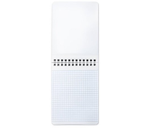 Блокнот МАЛЫЙ ФОРМАТ А6 108х145 мм, 60 л., гребень, картон, клетка, кросс-серия 