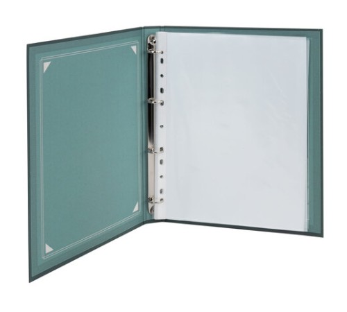 Папка-портфолио универсальная, 4 кольца, 20 файлов, 7БЦ матовая, BRAUBERG 