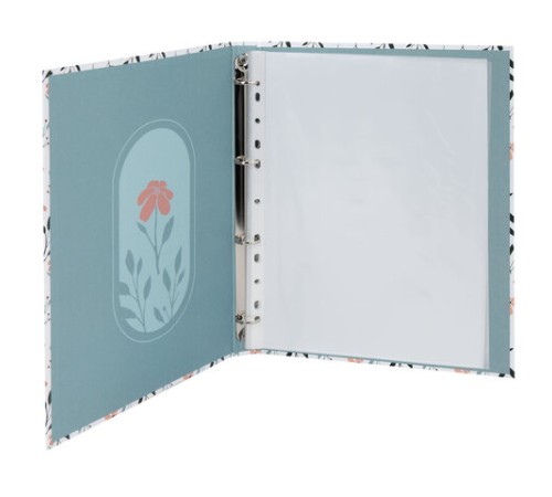 Папка-портфолио универсальная, 4 кольца, 20 файлов, 7БЦ матовая, BRAUBERG 