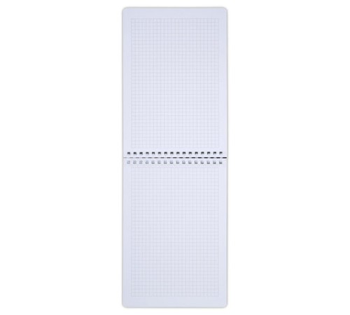 Блокнот А5, 80 л., силиконовый гребень, обложка пластик, клетка, BRAUBERG, бежевый, 117559