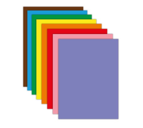 Цветная бумага А4 ТОНИРОВАННАЯ В МАССЕ, 40 листов, 8 цветов, в папке, 80 г/м2, BRAUBERG, 210х297 мм, 117613