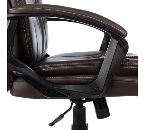 Кресло офисное BRABIX PREMIUM "Trend EX-568", экокожа, коричневое, 532101