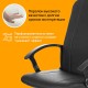 Кресло офисное BRABIX "Simple EX-521", компактная упаковка, экокожа, черное, 532103