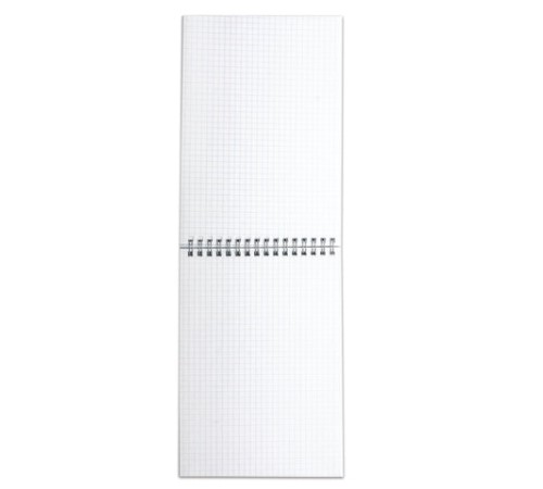 Блокнот А5 146х205 мм, 80 л., гребень, мелованная картонная обложка, клетка, BRAUBERG, 