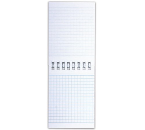 Блокнот МАЛЫЙ ФОРМАТ А7 75х105 мм, 40 л., гребень, картон, клетка, HATBER, 