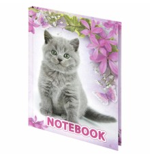 Блокнот МАЛЫЙ ФОРМАТ 110х147 мм, А6, 80 л., твердый, клетка, выборочный лак, BRAUBERG, 