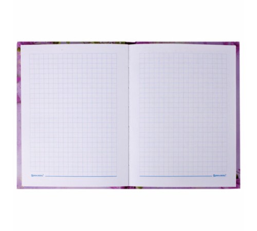 Блокнот МАЛЫЙ ФОРМАТ 110х147 мм, А6, 80 л., твердый, клетка, выборочный лак, BRAUBERG, 