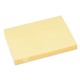 Блок самоклеящийся (стикеры) BRAUBERG, ПАСТЕЛЬНЫЙ, 76х102 мм, 100 листов, желтый, 122691