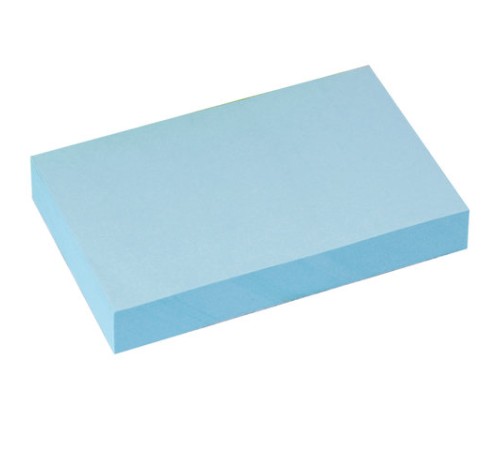 Блок самоклеящийся (стикеры) BRAUBERG, ПАСТЕЛЬНЫЙ, 76х51 мм, 100 листов, голубой, 122692