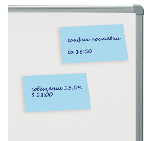 Блок самоклеящийся (стикеры) BRAUBERG, ПАСТЕЛЬНЫЙ, 76х51 мм, 100 листов, голубой, 122692