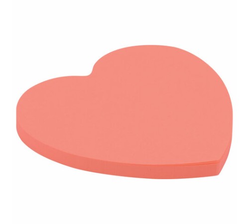 Блок самоклеящийся (стикеры), фигурный BRAUBERG, НЕОНОВЫЙ 