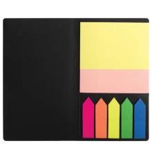 Блок (стикер) и закладки клейкие BRAUBERG, НАБОР 51х75 мм и 25х75 мм + закладки 12х44 мм, 20 листов, 122730