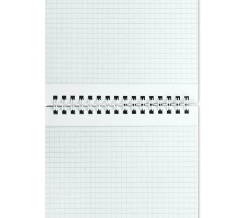 Блокнот А5 146х205 мм, 80 л., гребень, мелованная картонная обложка, клетка, ОФИСМАГ, 3 вида, 123021
