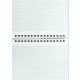 Блокнот А5 146х205 мм, 80 л., гребень, мелованная картонная обложка, клетка, ОФИСМАГ, 3 вида, 123021