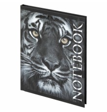 Блокнот МАЛЫЙ ФОРМАТ 110х147 мм, А6, 80 л., твердый, клетка, выборочный лак, BRAUBERG, 