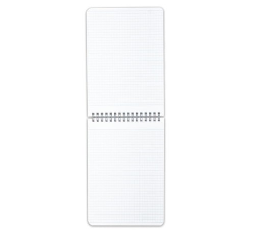 Блокнот А5 145х205 мм, 80 л., гребень, картон, жесткая подложка, клетка, HATBER, 