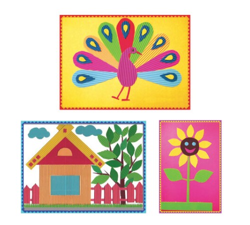 Картон цветной А4 ГОФРИРОВАННЫЙ, 10 листов 10 цветов, 180 г/м2, BRAUBERG, 124749