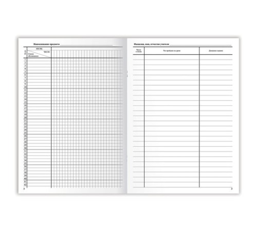 Классный журнал BRAUBERG 1-4 кл., А4 200х290 мм, твердая ламинированная обложка, офсет, 125140