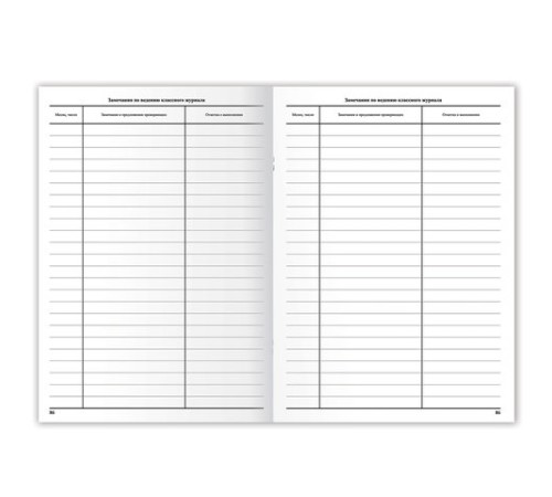 Классный журнал BRAUBERG 1-4 кл., А4 200х290 мм, твердая ламинированная обложка, офсет, 125140