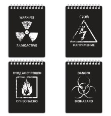 Блокнот МАЛЫЙ ФОРМАТ А6 105х148 мм, 80 л., гребень, пластик с печатью, клетка, BRAUBERG, 