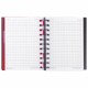 Блокнот МАЛЫЙ ФОРМАТ А6 105х148 мм, 150 л., гребень, пластик, клетка, BRAUBERG, 