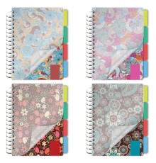 Блокнот МАЛЫЙ ФОРМАТ А6 115х152 мм, 150 л., гребень, пластик, клетка, BRAUBERG, 