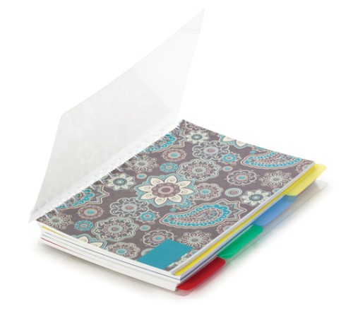 Блокнот МАЛЫЙ ФОРМАТ А6 115х152 мм, 150 л., гребень, пластик, клетка, BRAUBERG, 