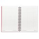 Блокнот МАЛЫЙ ФОРМАТ А6 105х145 мм, 60 л., гребень, пластик+картон, клетка, BRAUBERG, 