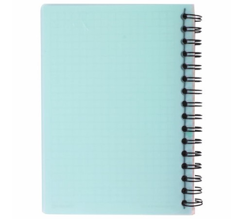 Блокнот МАЛЫЙ ФОРМАТ А6 105х145 мм, 80 л., гребень, пластик, клетка, BRAUBERG, 