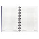 Блокнот МАЛЫЙ ФОРМАТ А6 105х145 мм, 80 л., гребень, пластик, клетка, BRAUBERG, 