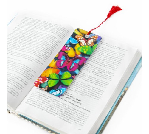 Закладка для книг с линейкой 3D-ОБЪЕМНАЯ BRAUBERG, 