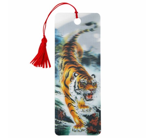 Закладка для книг с линейкой 3D-ОБЪЕМНАЯ BRAUBERG, 