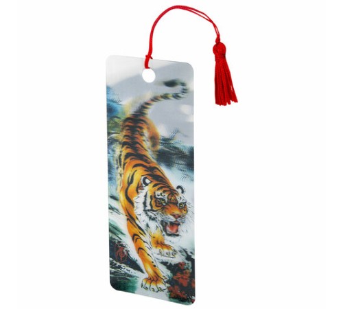 Закладка для книг с линейкой 3D-ОБЪЕМНАЯ BRAUBERG, 