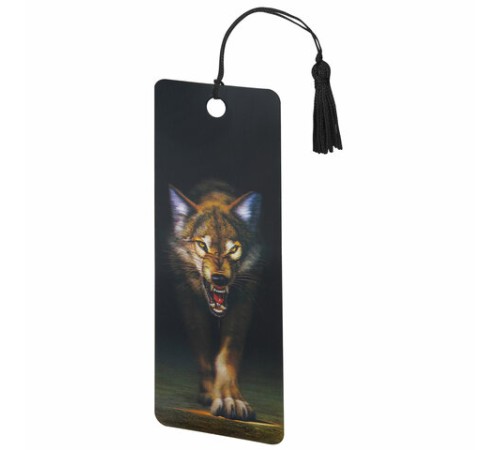 Закладка для книг с линейкой 3D-ОБЪЕМНАЯ BRAUBERG, 