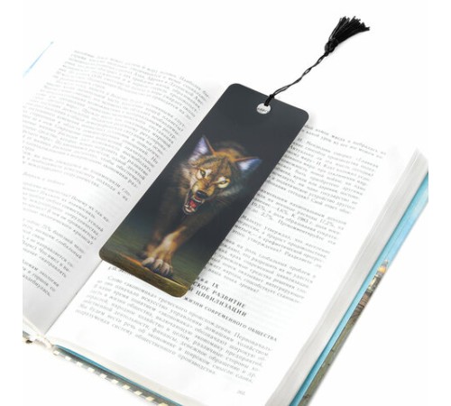 Закладка для книг с линейкой 3D-ОБЪЕМНАЯ BRAUBERG, 