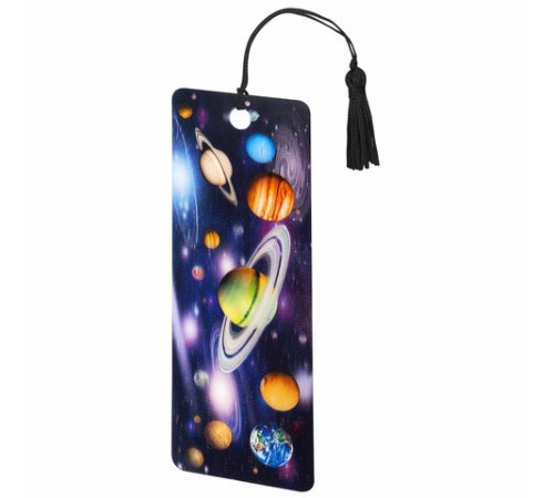 Закладка для книг с линейкой 3D-ОБЪЕМНАЯ BRAUBERG, 