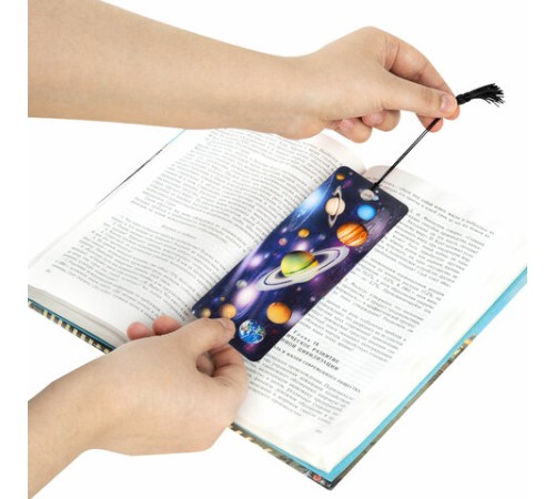 Закладка для книг с линейкой 3D-ОБЪЕМНАЯ BRAUBERG, 