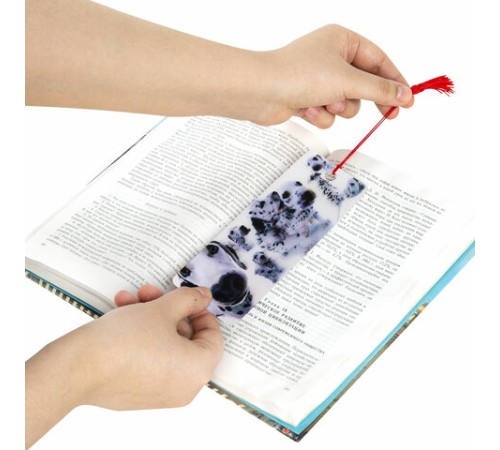 Закладка для книг с линейкой 3D-ОБЪЕМНАЯ BRAUBERG, 