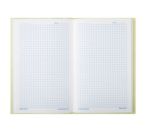 Блокнот А5 134х206 мм, 80 л., твердый, клетка, тиснение фольгой, BRAUBERG, 