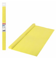 Бумага гофрированная/креповая, 32 г/м2, 50х250 см, желтая, в рулоне, BRAUBERG, 126529