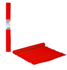 Бумага гофрированная/креповая, 32 г/м2, 50х250 см, красная, в рулоне, BRAUBERG, 126531
