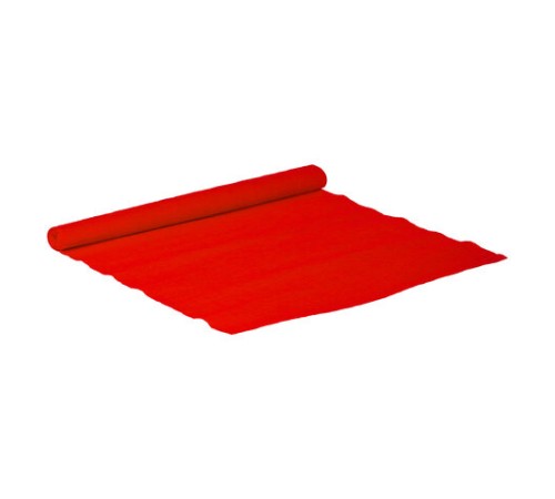 Бумага гофрированная/креповая, 32 г/м2, 50х250 см, красная, в рулоне, BRAUBERG, 126531