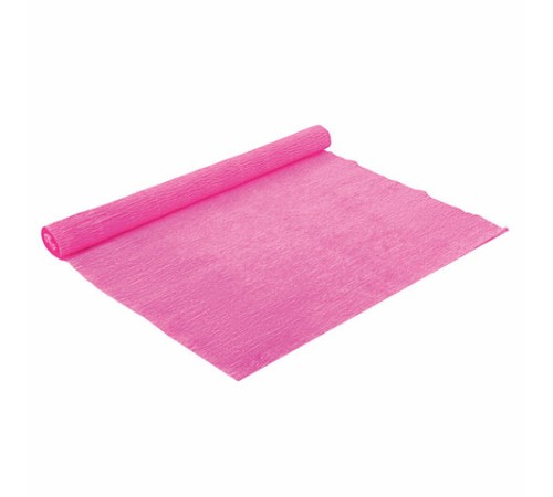 Бумага гофрированная/креповая, 32 г/м2, 50х250 см, розовая, в рулоне, BRAUBERG, 126532