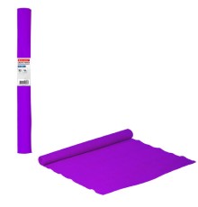 Бумага гофрированная/креповая, 32 г/м2, 50х250 см, фиолетовая, в рулоне, BRAUBERG, 126533