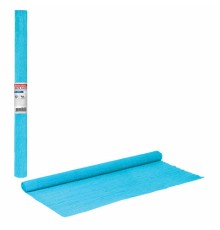 Бумага гофрированная/креповая, 32 г/м2, 50х250 см, голубая, в рулоне, BRAUBERG, 126534