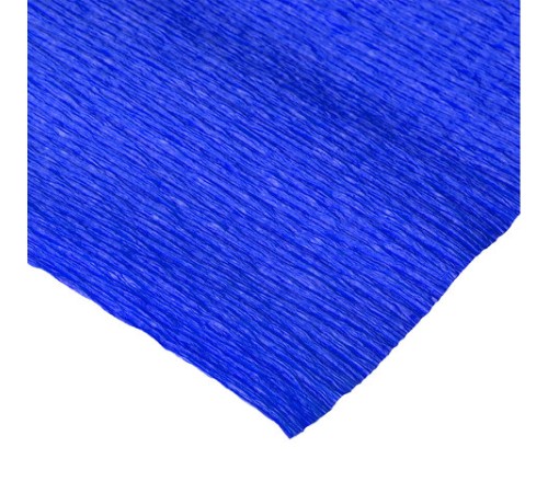 Бумага гофрированная/креповая, 32 г/м2, 50х250 см, синяя, в рулоне, BRAUBERG, 126535
