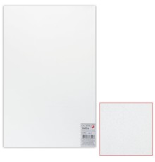 Картон белый грунтованный для живописи, 50х80 см, двусторонний, толщина 2 мм, акриловый грунт