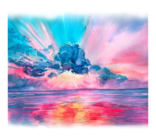 Папка для акварели БОЛЬШАЯ А3, 10 л., 180 г/м2, ПИФАГОР, 297х420 мм, ГОСТ 7277-77, 126963