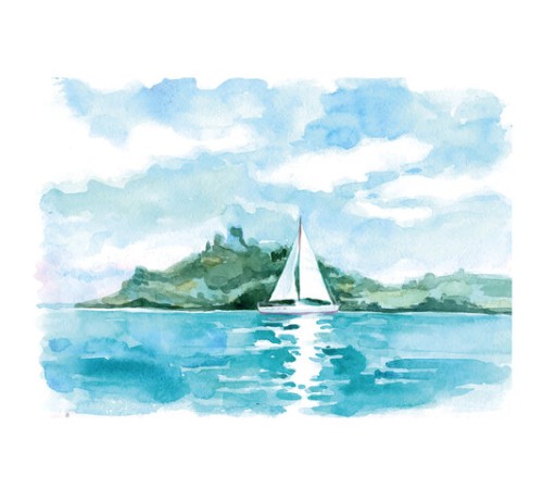 Папка для акварели А4, 20 л., 180 г/м2, ПИФАГОР, 210х297 мм, ГОСТ 7277-77, 126966